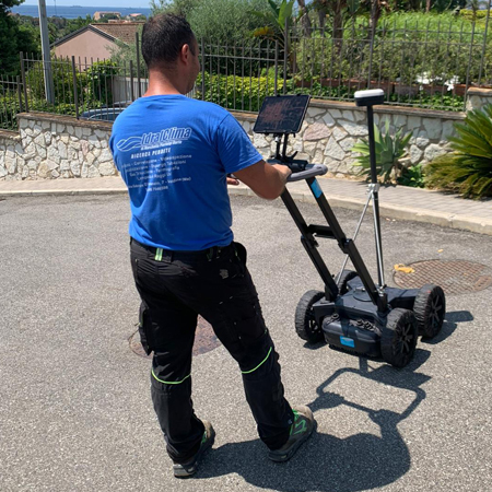 mappatura delle tubazioni con georadar